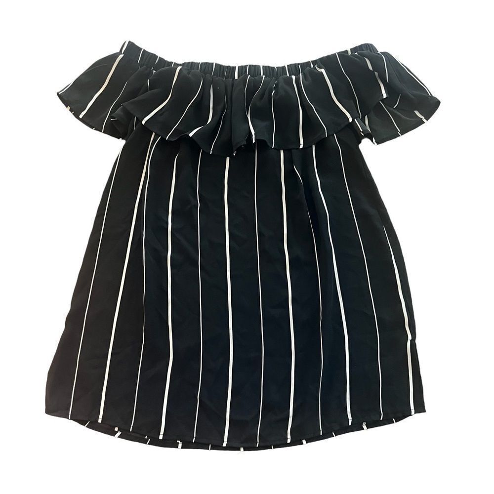 DR2 Women Black Off the Shoulder Blouse M​​​​